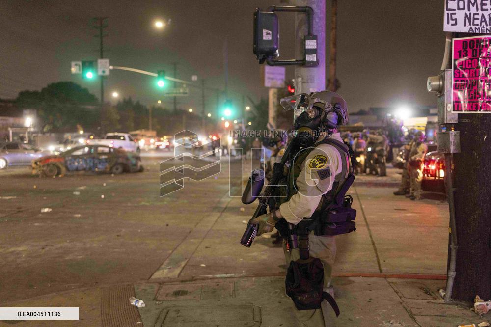 ICE Raids Spark Protest Riot - LA