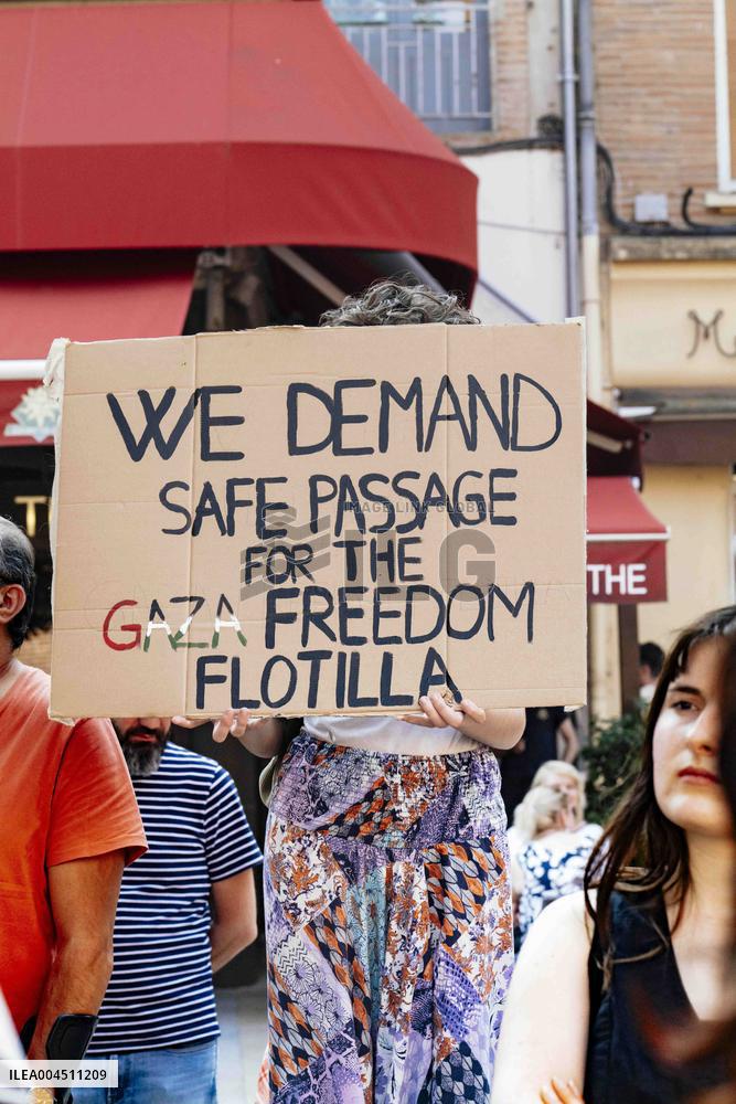 Support for the Freedom Flotilla in France