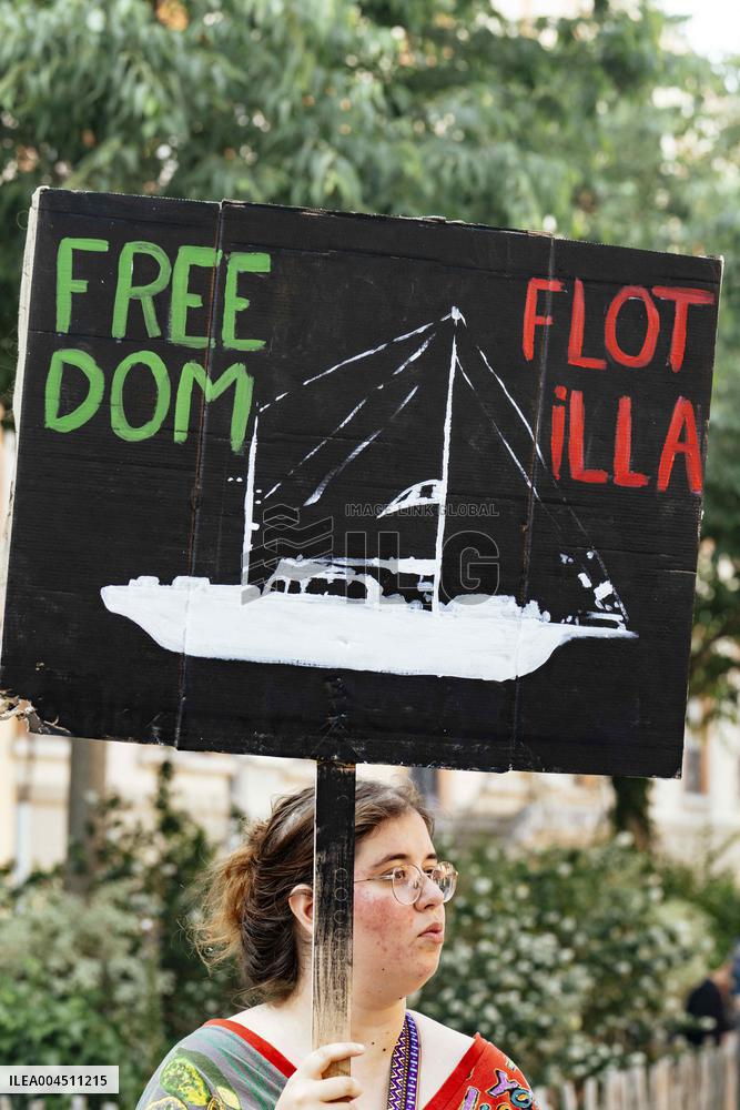 Support for the Freedom Flotilla in France