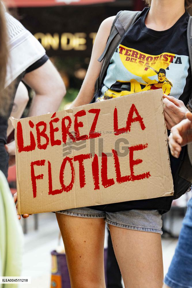 Support for the Freedom Flotilla in France