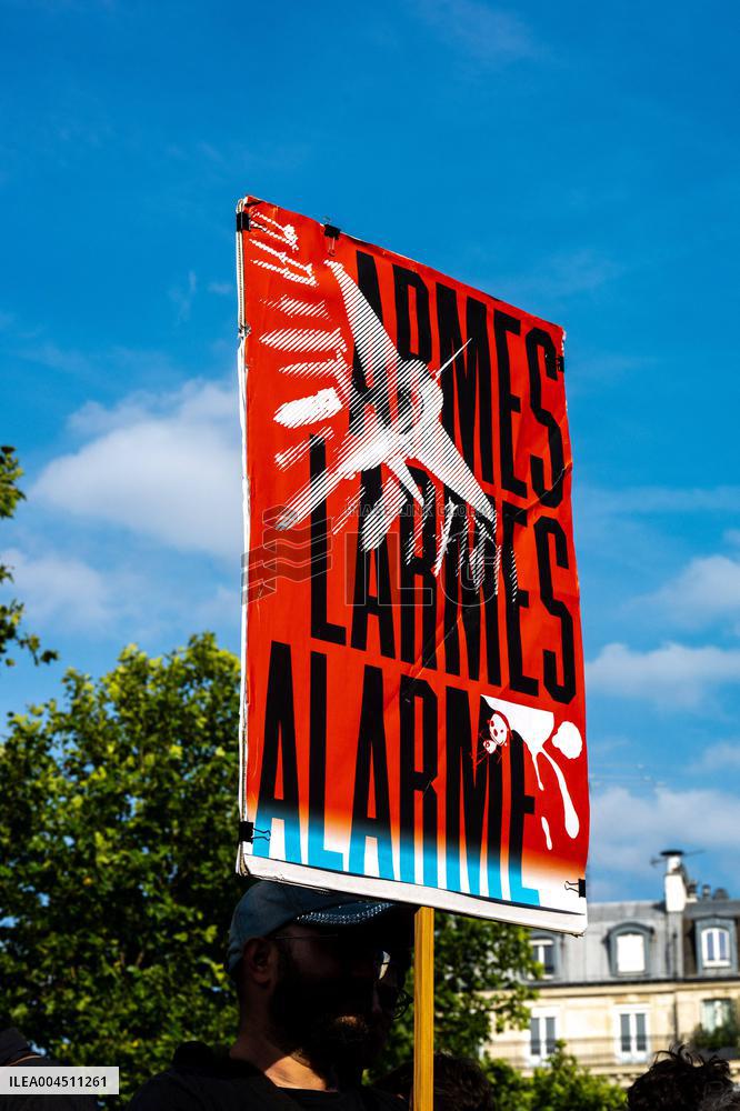 Protest Against The Interception of The Humanitarian Boat To Gaza - Paris