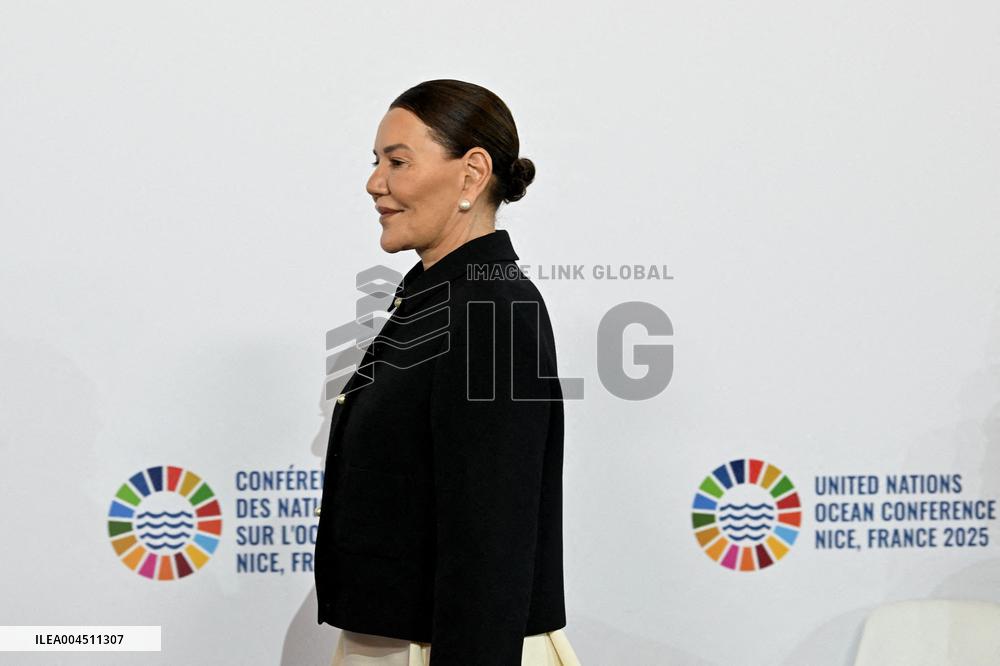 Emmanuel Macron At UNOC3 - Day 2