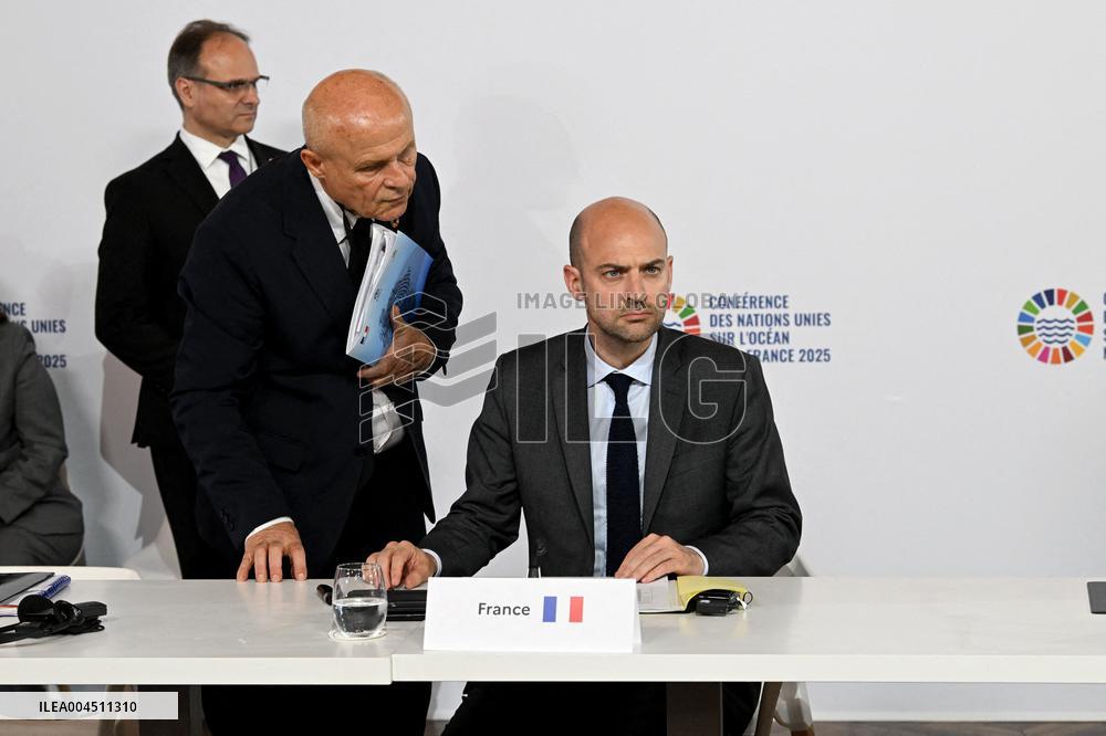 Emmanuel Macron At UNOC3 - Day 2