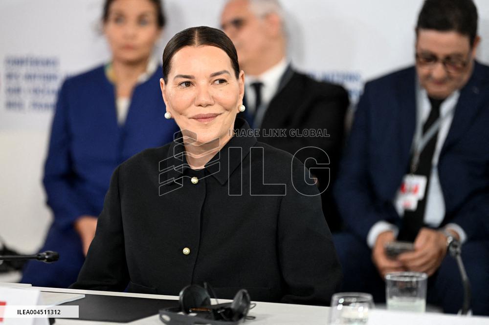 Emmanuel Macron At UNOC3 - Day 2