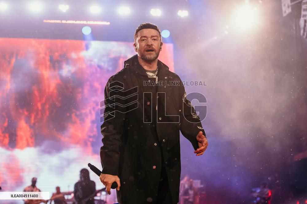 Justin Timberlake concert in Tallinn