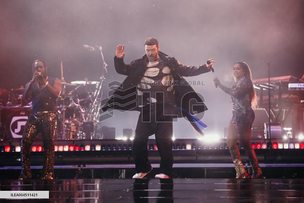 Justin Timberlake concert in Tallinn