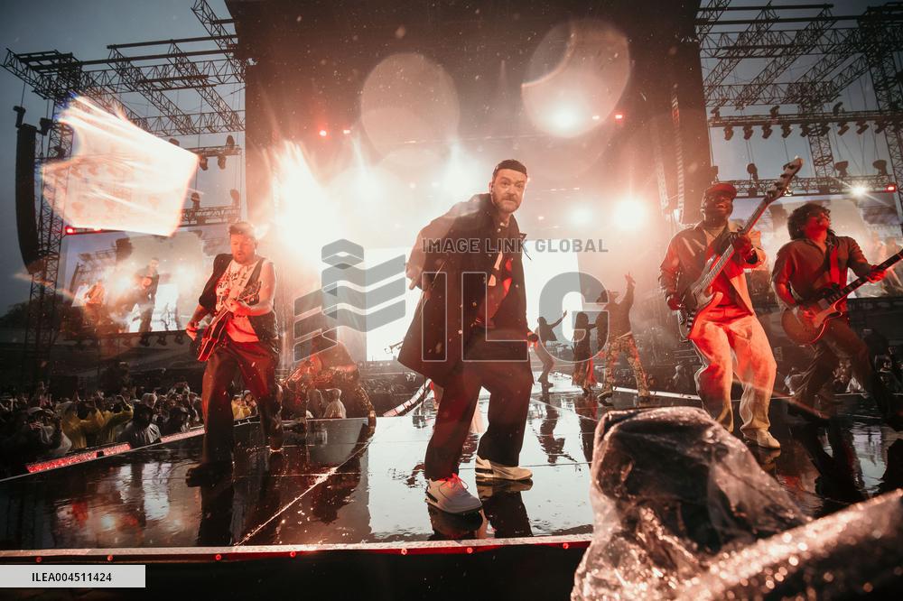 Justin Timberlake concert in Tallinn