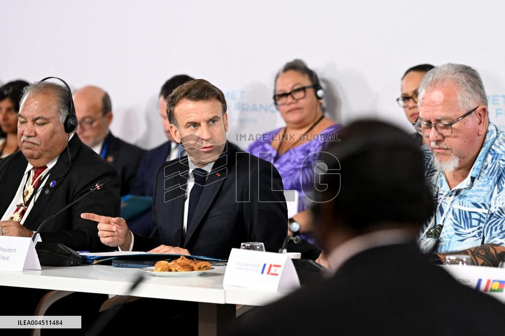 France Summit During UNOC3 - Nice