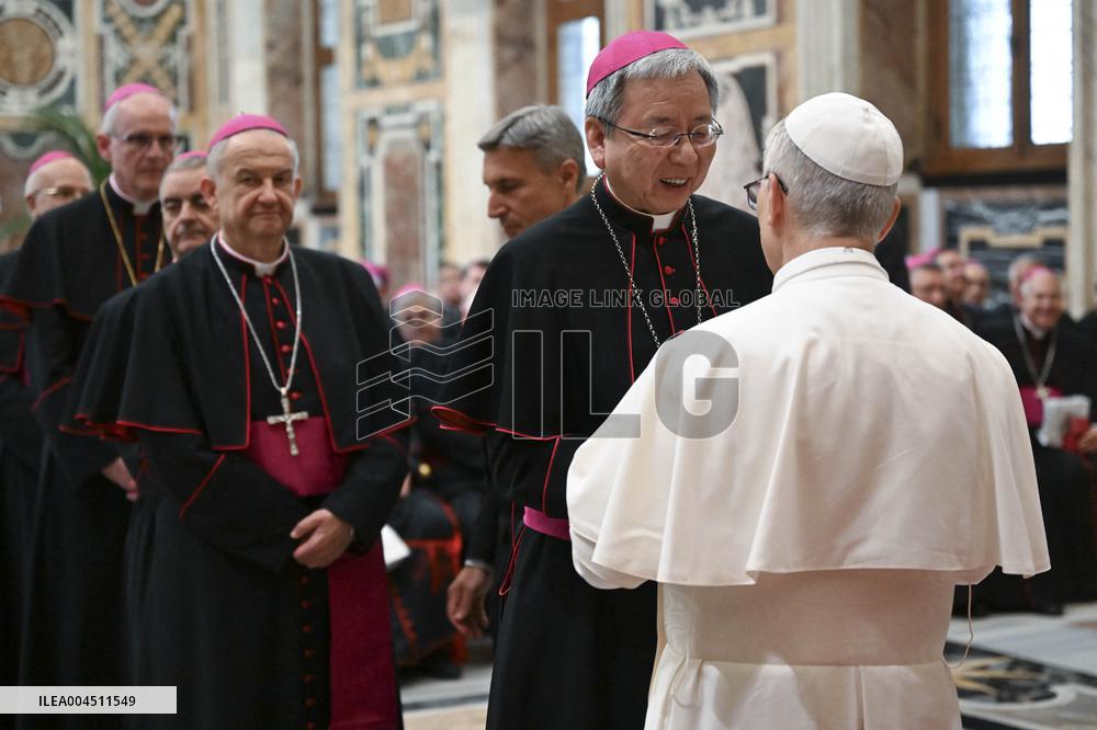 Pope Leo XIV Meets With Holy See’s Diplomatic Corps - Vatican