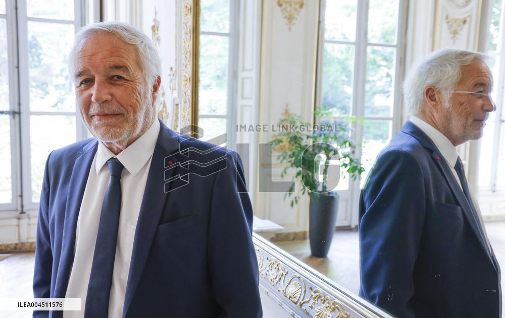 Francois Rebsamen At His Office - Paris