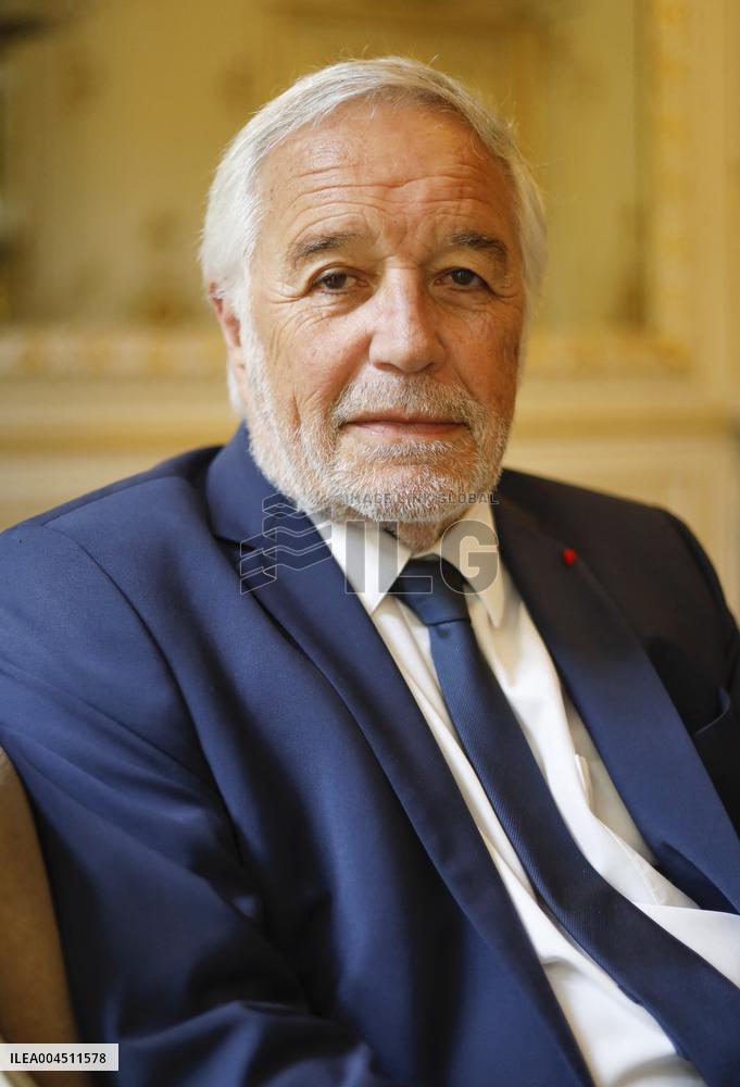 Francois Rebsamen At His Office - Paris