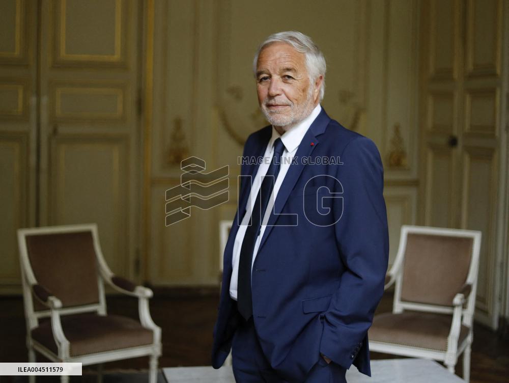 Francois Rebsamen At His Office - Paris