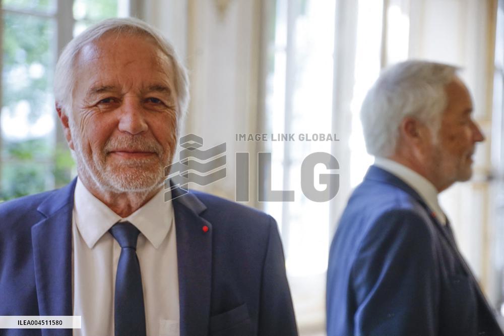 Francois Rebsamen At His Office - Paris