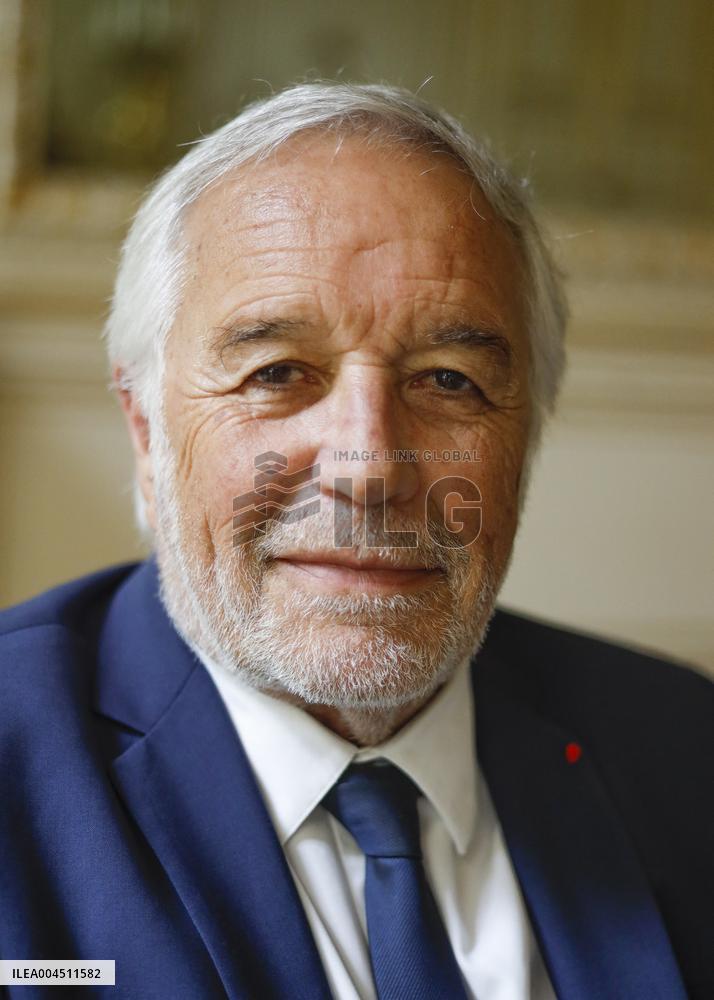 Francois Rebsamen At His Office - Paris