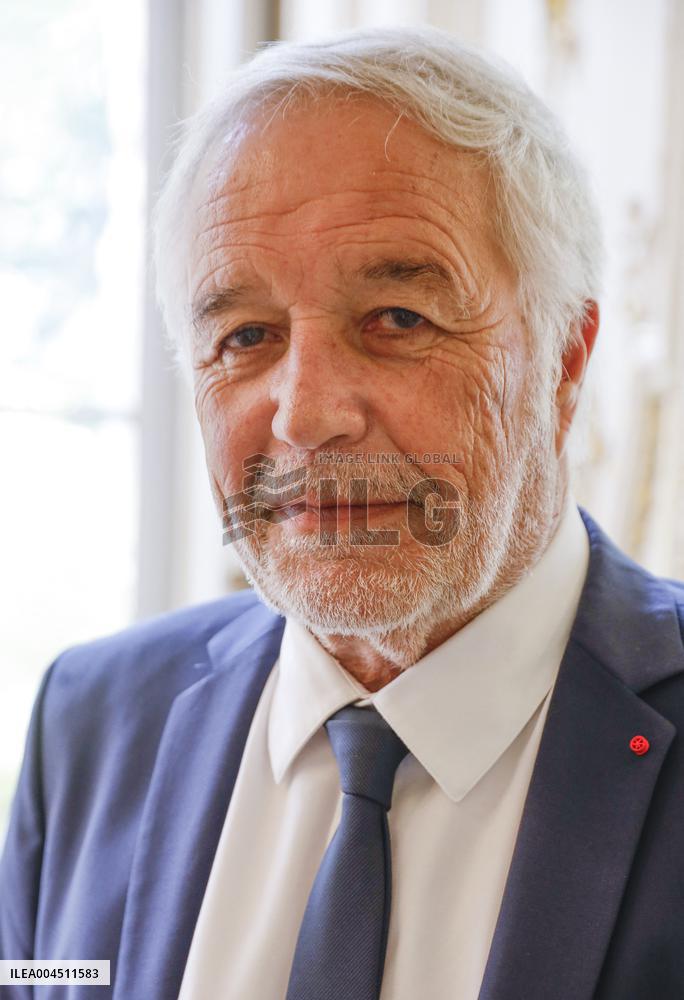 Francois Rebsamen At His Office - Paris