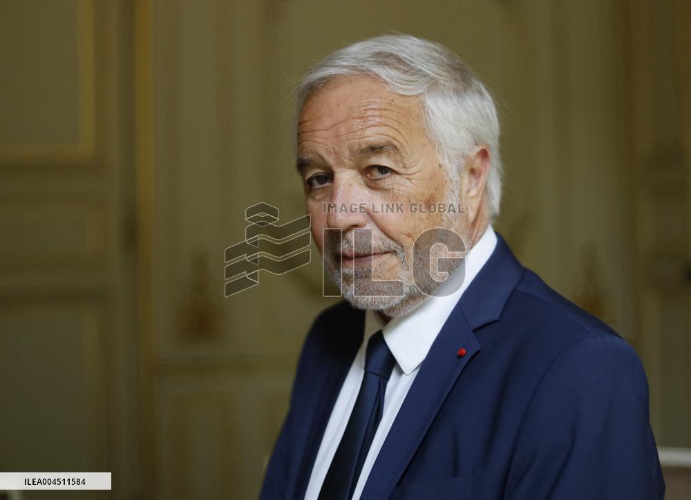 Francois Rebsamen At His Office - Paris