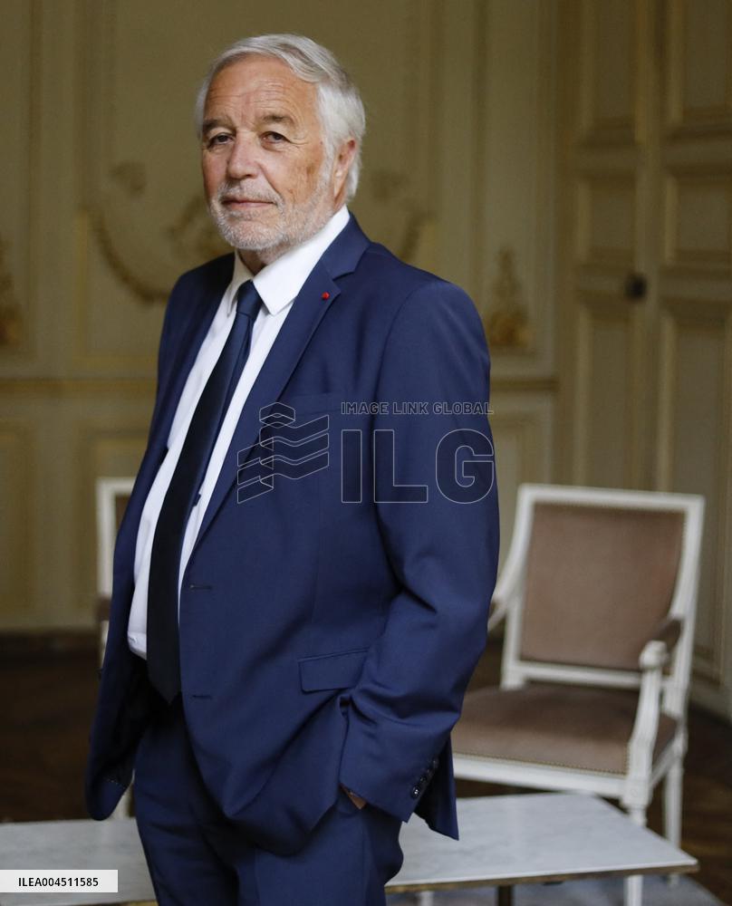 Francois Rebsamen At His Office - Paris