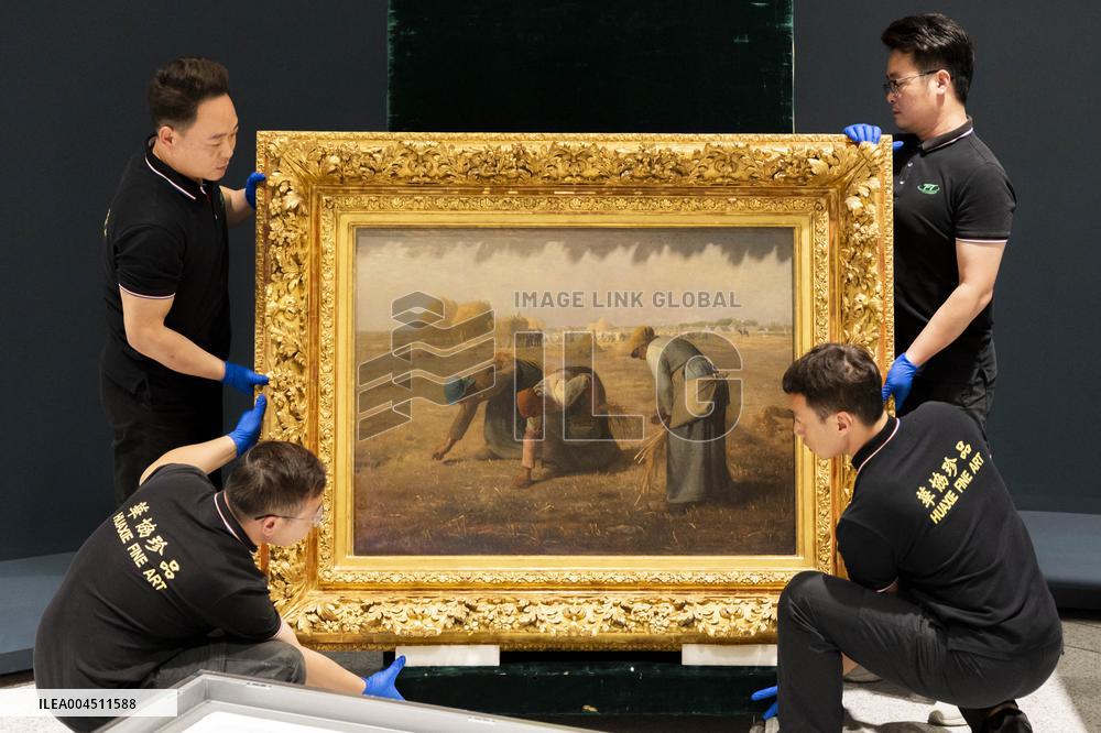 Millet s Masterpiece The Gleaners Ready For Exhibition - China