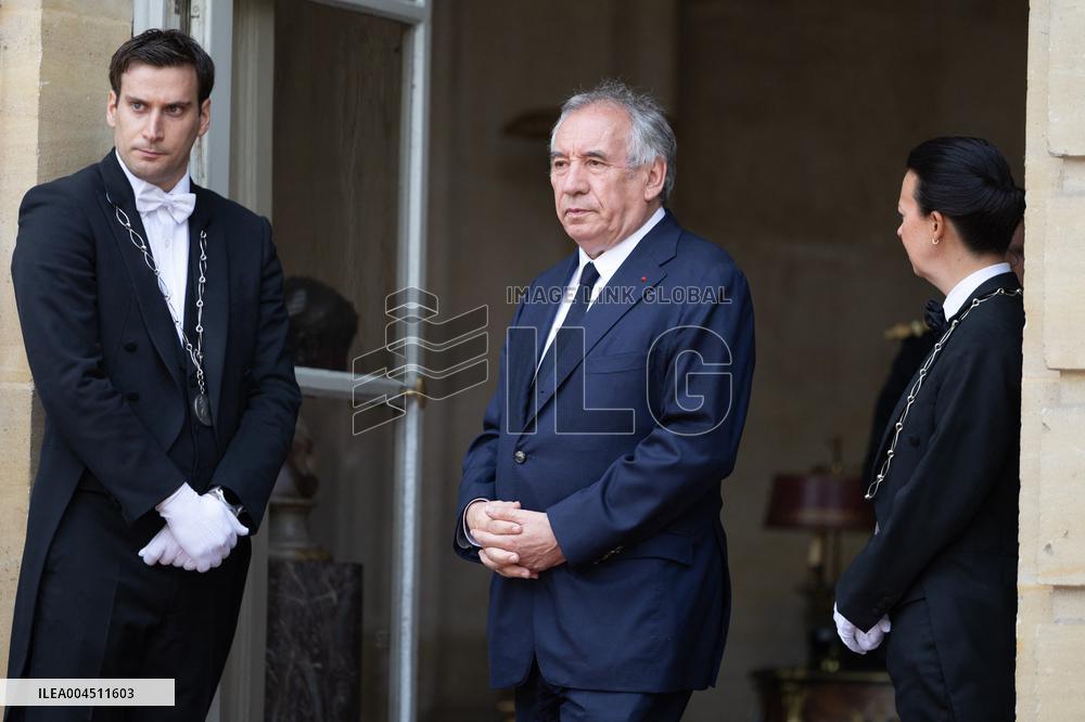 Francois Bayrou Meets with Vietnamese Prime Minister - Paris