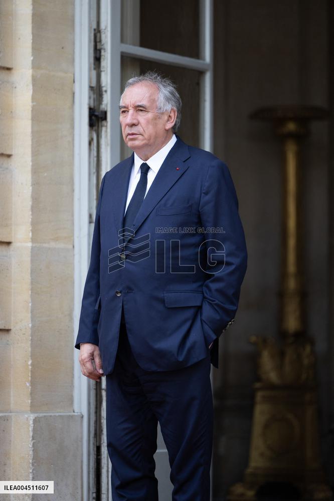Francois Bayrou Meets with Vietnamese Prime Minister - Paris