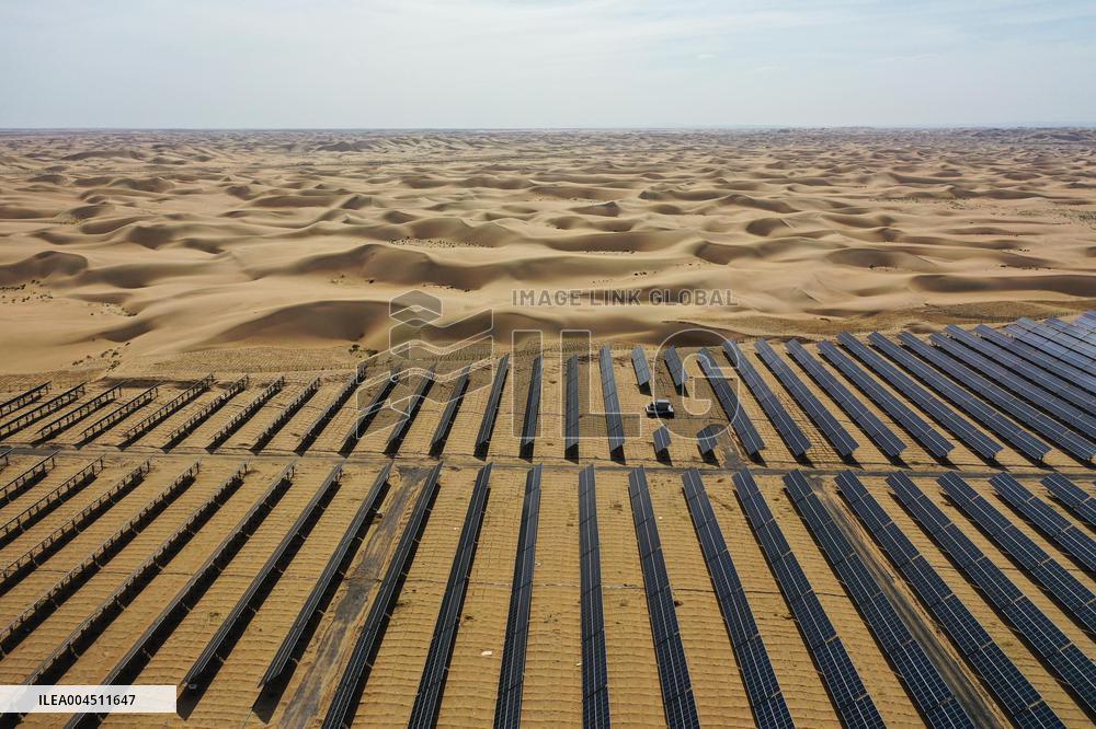 Inner Mongolia Deserts Photovoltaic Projects - China