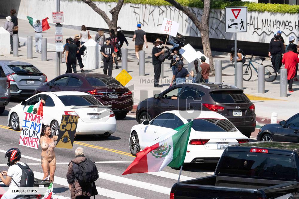 Los Angeles Demostrations on June 8 - LA