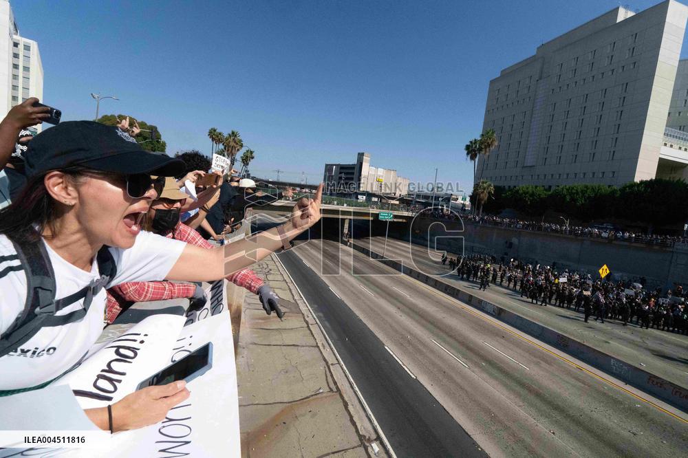 Los Angeles Demostrations on June 8 - LA