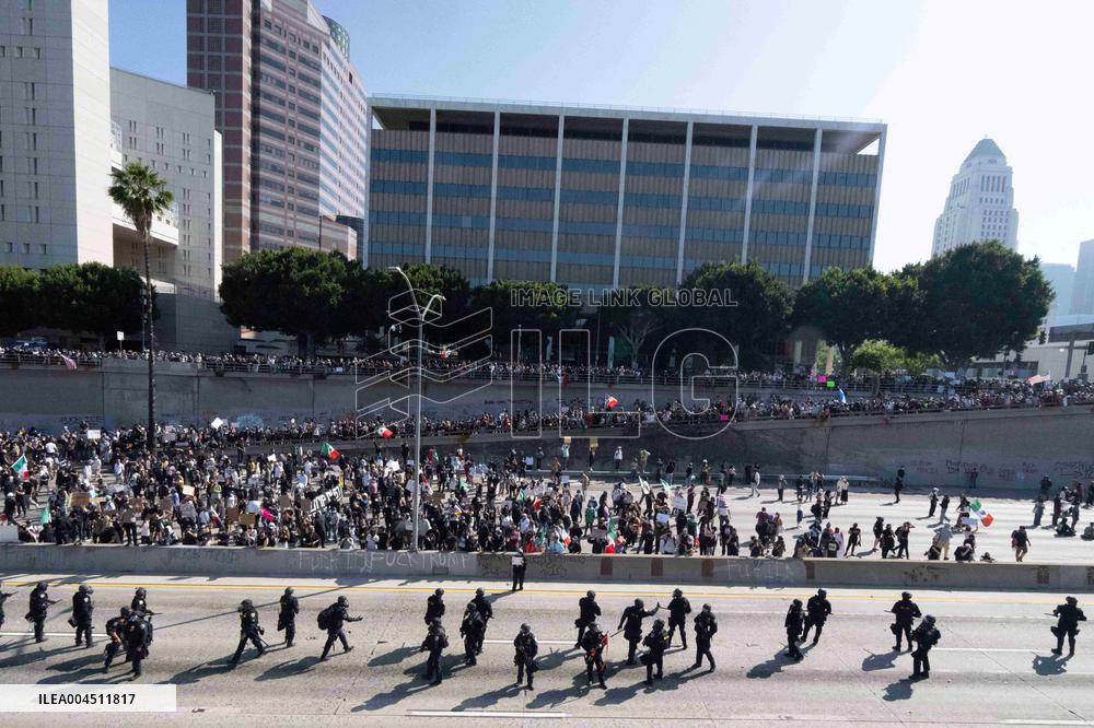 Los Angeles Demostrations on June 8 - LA