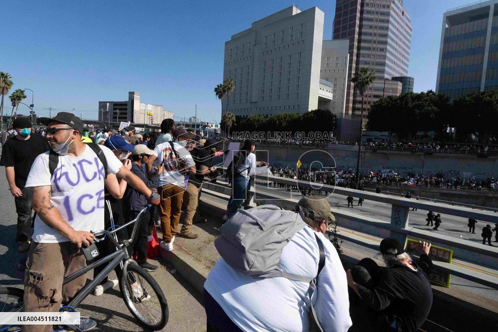 Los Angeles Demostrations on June 8 - LA