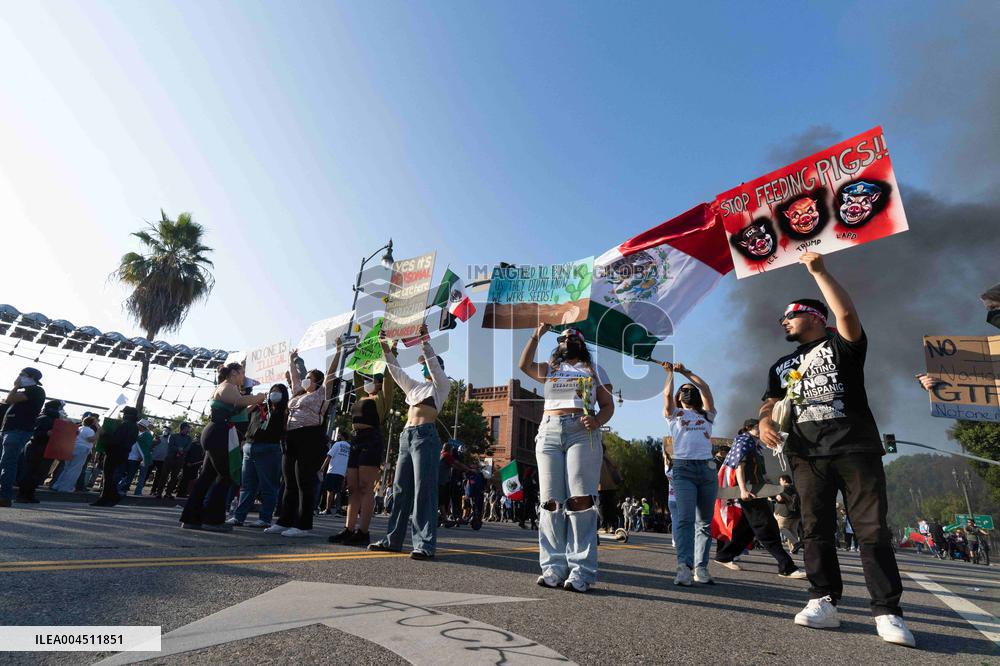 Los Angeles Demostrations on June 8 - LA