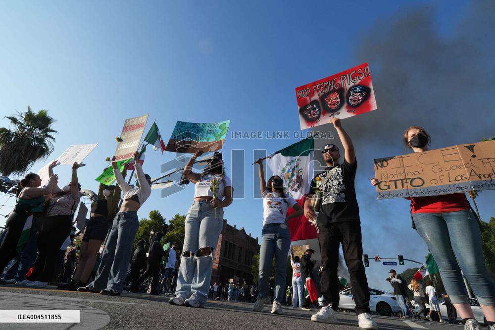 Los Angeles Demostrations on June 8 - LA