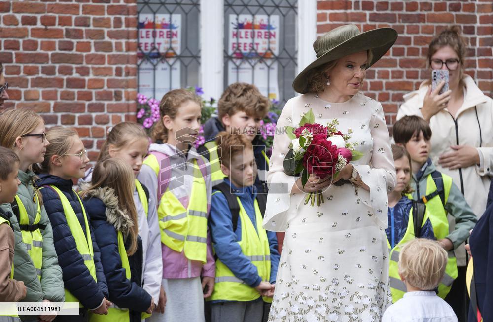 Queen Mathilde Visits the Ten Wijngaerde Princely Beguinage - Bruges