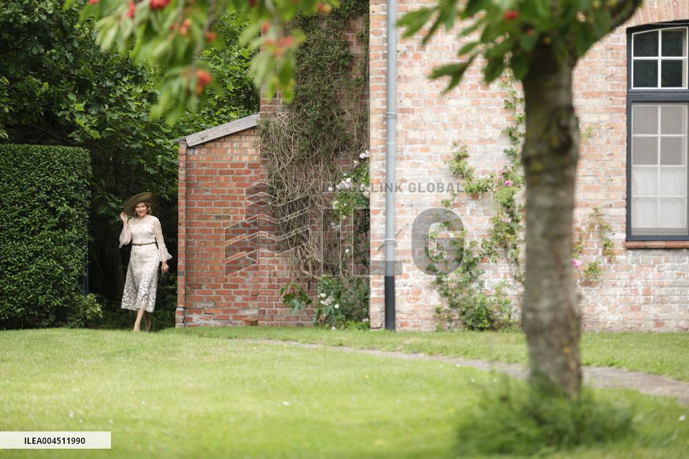 Queen Mathilde Visits the Ten Wijngaerde Princely Beguinage - Bruges