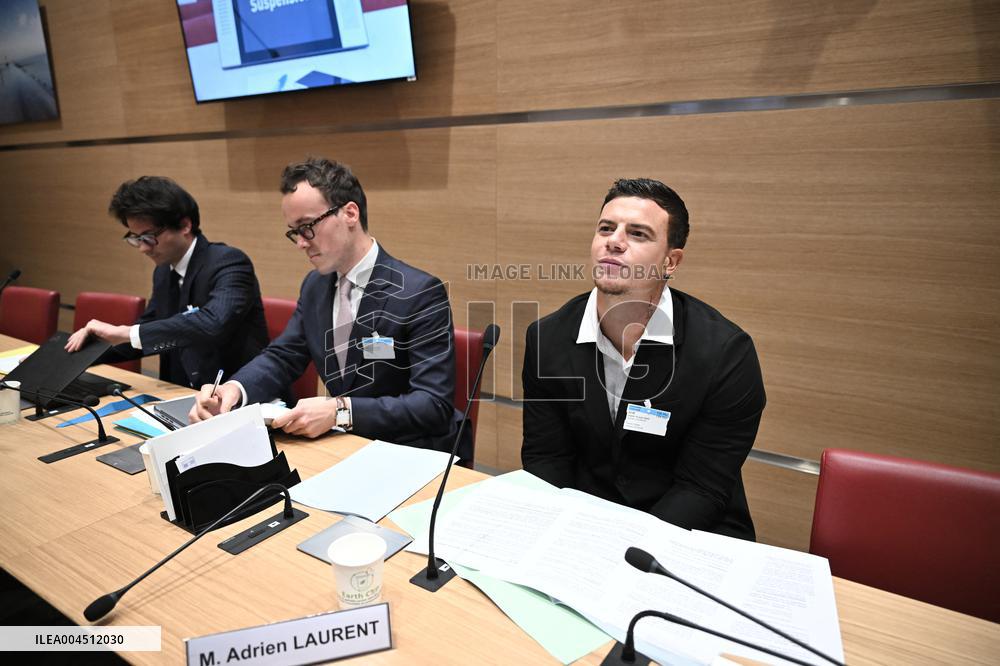 Hearing Of AD Laurent On the Psychological Effects Of TikTok - Paris