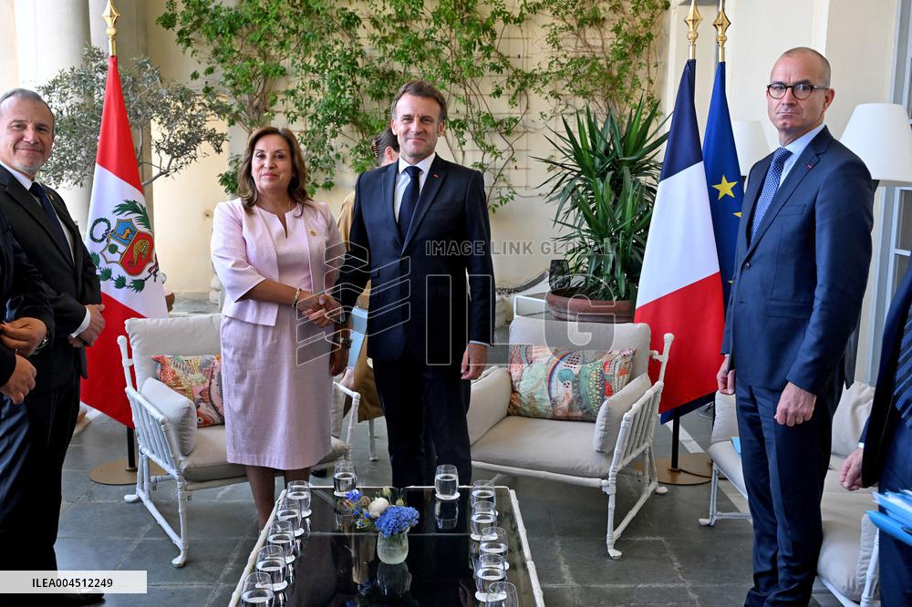 Bilateral Meeting During UNOC3 - Nice