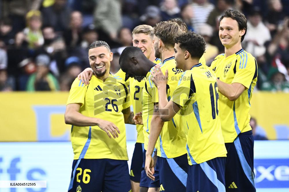 SOCCER FRIENDLY SWEDEN-ALGERIA