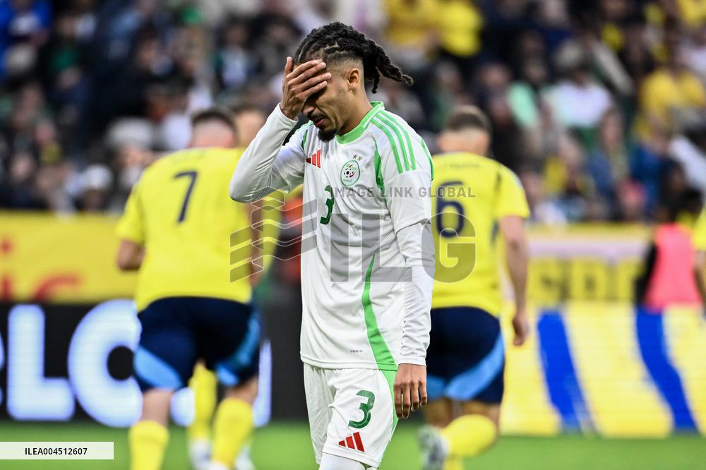 SOCCER FRIENDLY SWEDEN-ALGERIA