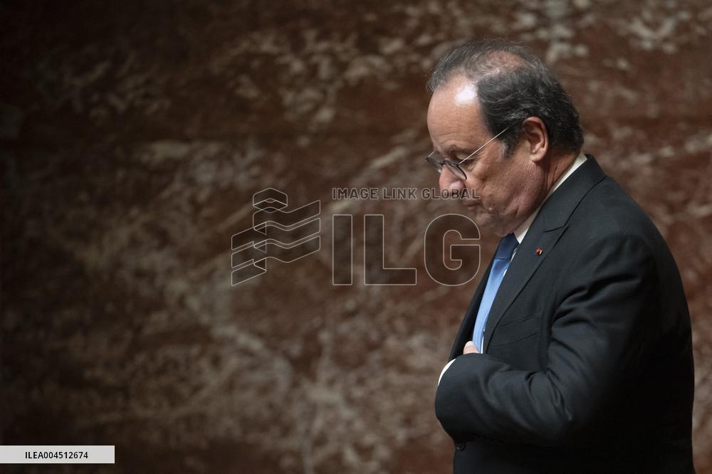 Session of questions to the government at the French National Assembly - Paris EB