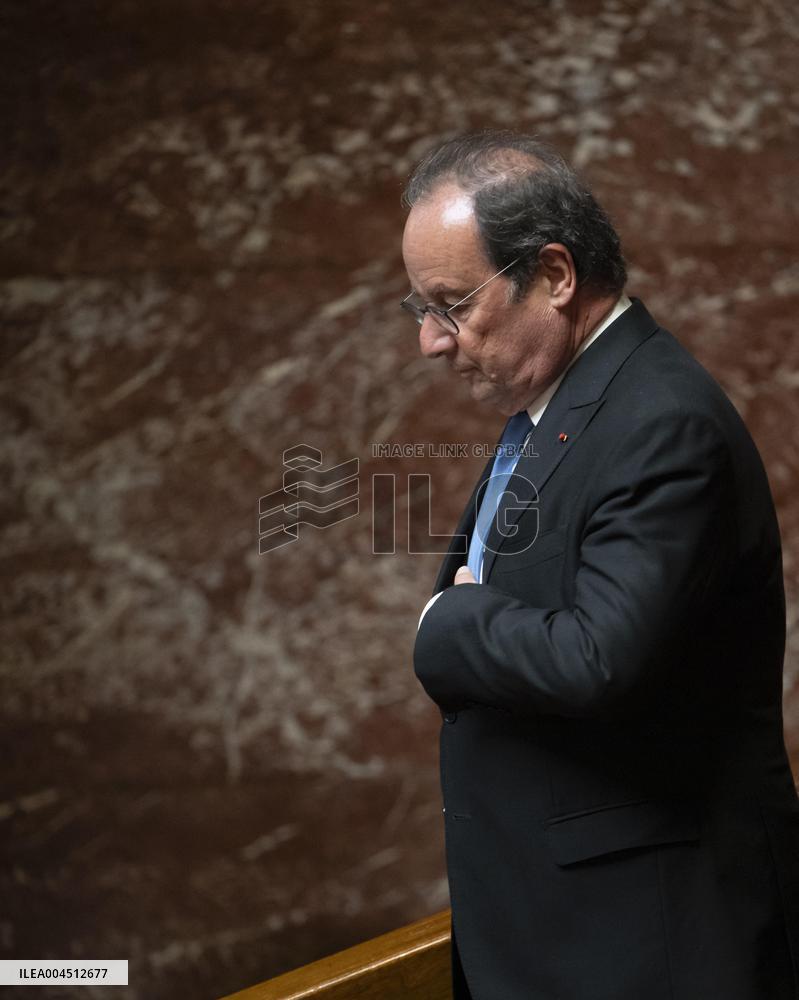 Session of questions to the government at the French National Assembly - Paris EB
