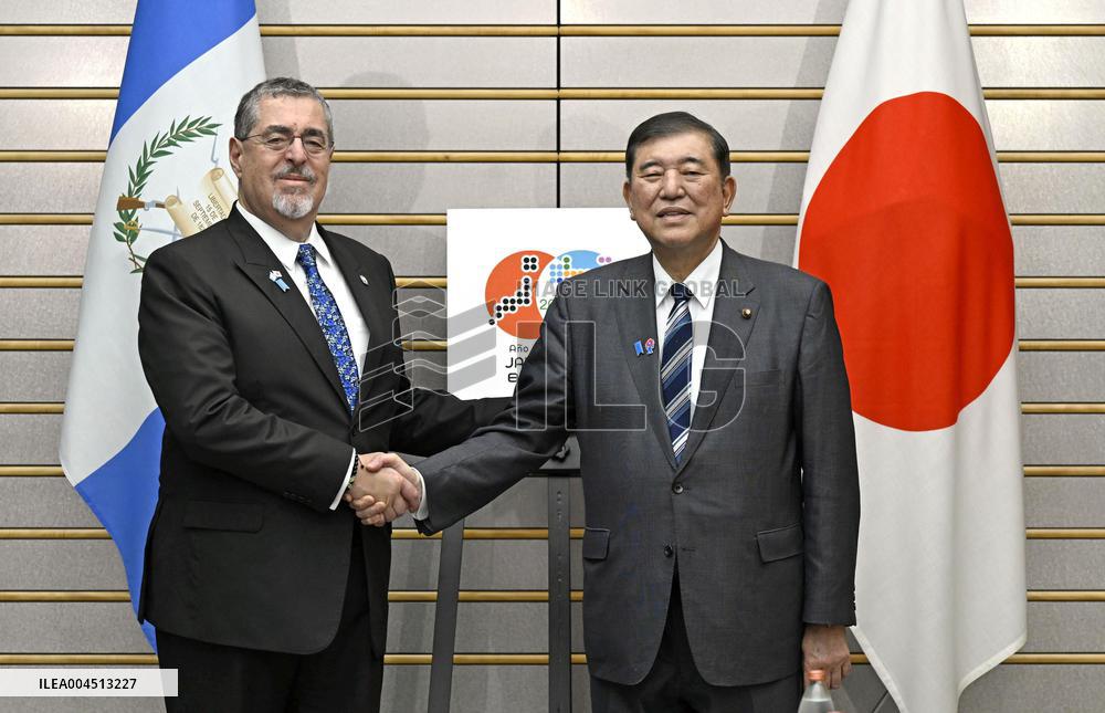 Japan-Guatemala leaders' talks
