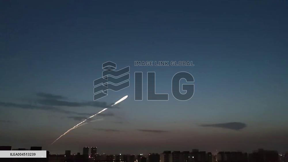 China: Satellite Launch Illuminates Xi’an Sky