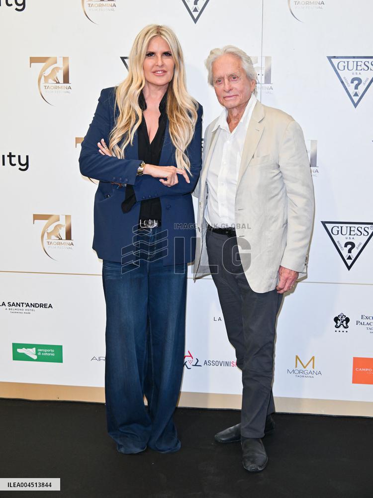 Taormina - Michael Douglas Photocall