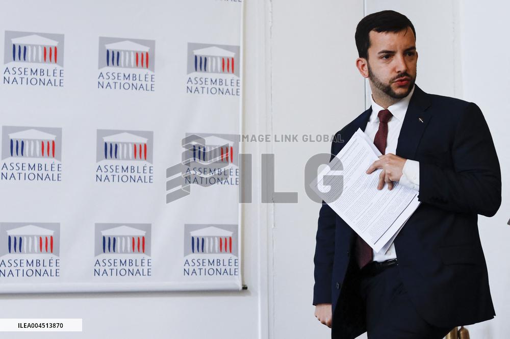 Jean Philippe Tanguy Press Conference - Paris