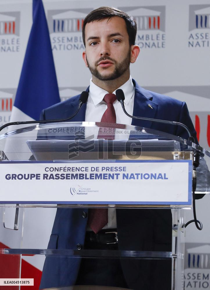 Jean Philippe Tanguy Press Conference - Paris