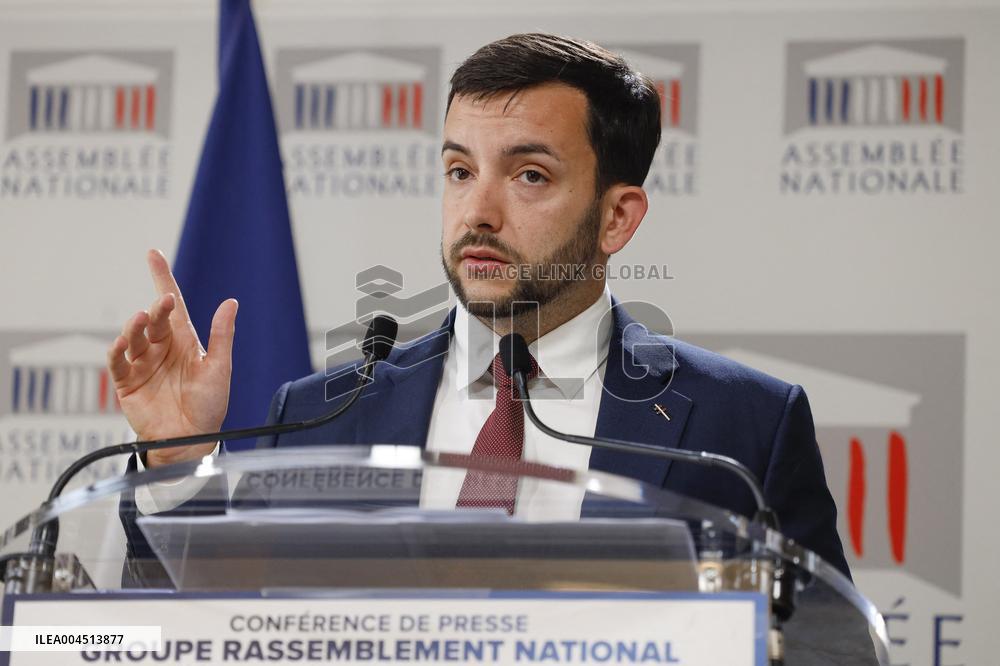 Jean Philippe Tanguy Press Conference - Paris