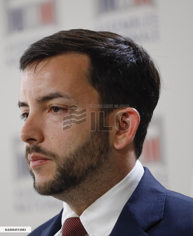 Jean Philippe Tanguy Press Conference - Paris