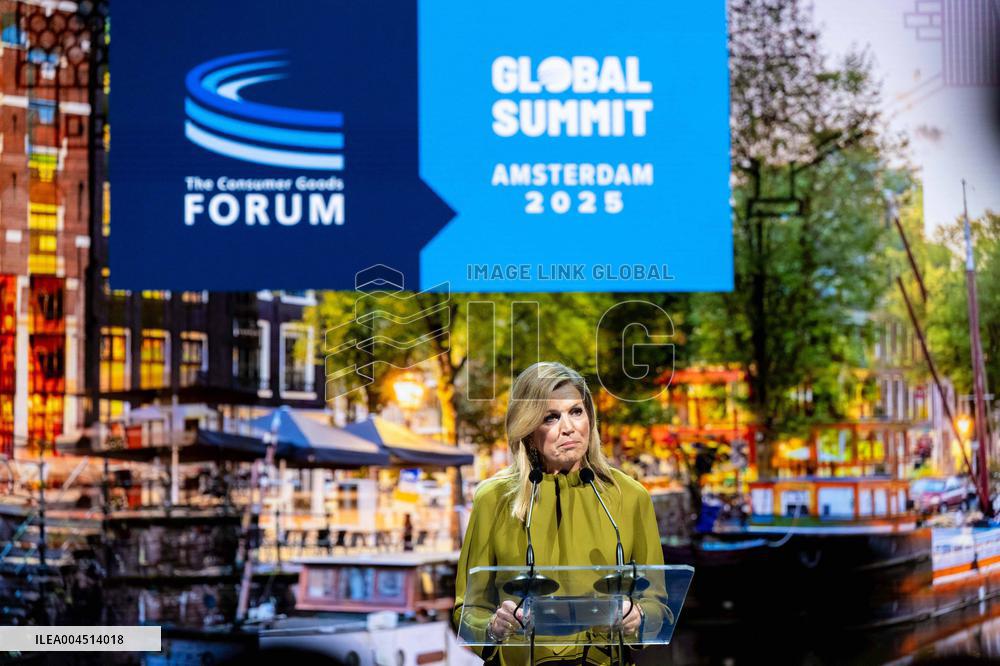 Queen Maxima at the Global Summit Consumer Goods Forum - Amsterdam