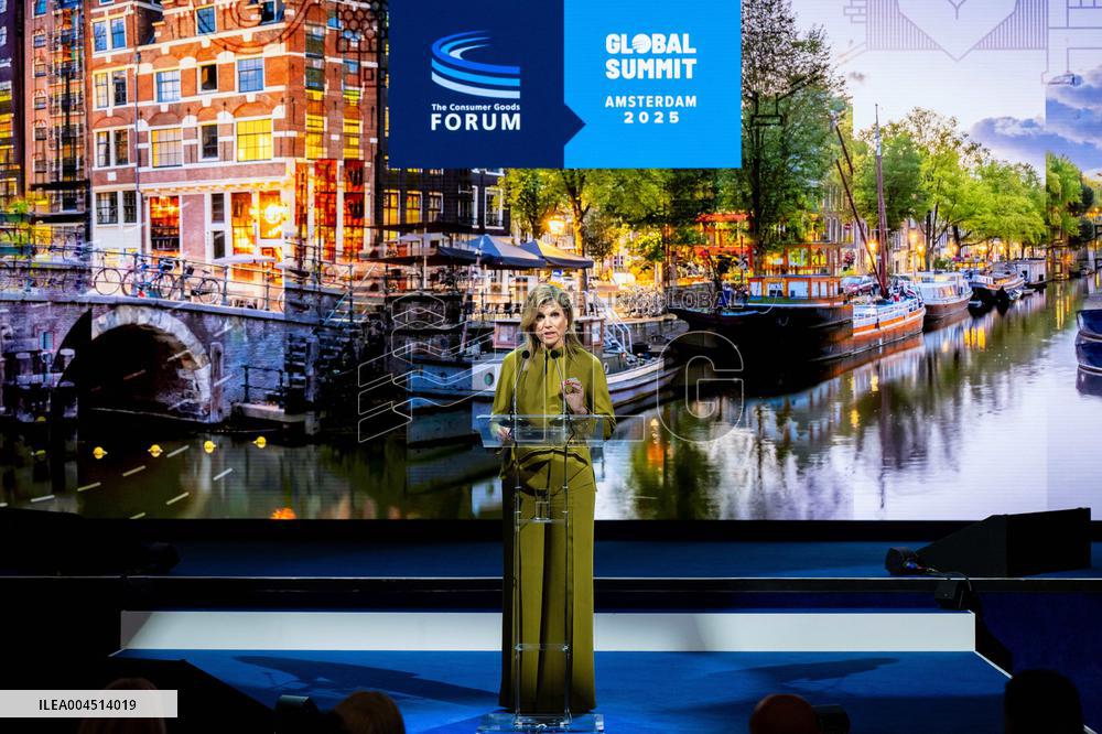 Queen Maxima at the Global Summit Consumer Goods Forum - Amsterdam