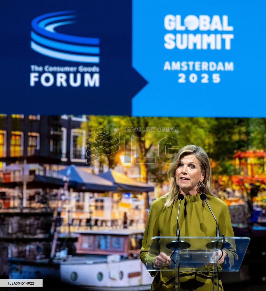 Queen Maxima at the Global Summit Consumer Goods Forum - Amsterdam