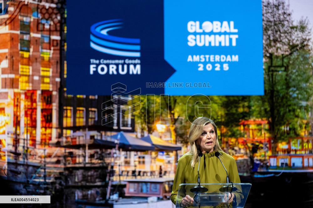 Queen Maxima at the Global Summit Consumer Goods Forum - Amsterdam